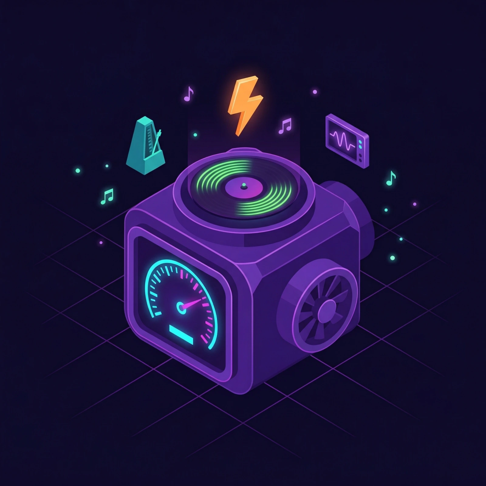 ミリ秒単位で応答するリアルタイム専用音楽エンジン